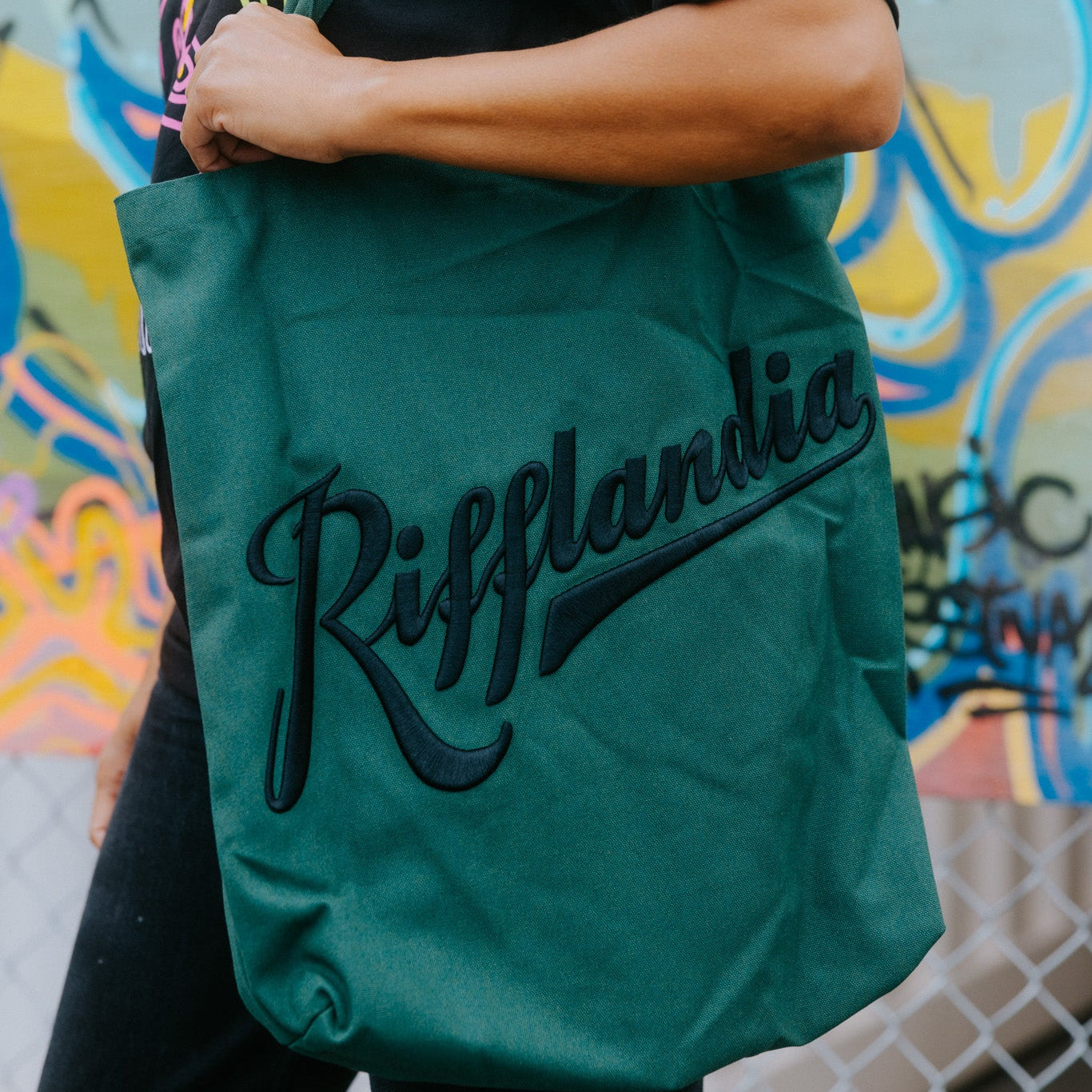 THE BASEBALL RIFF TOTE