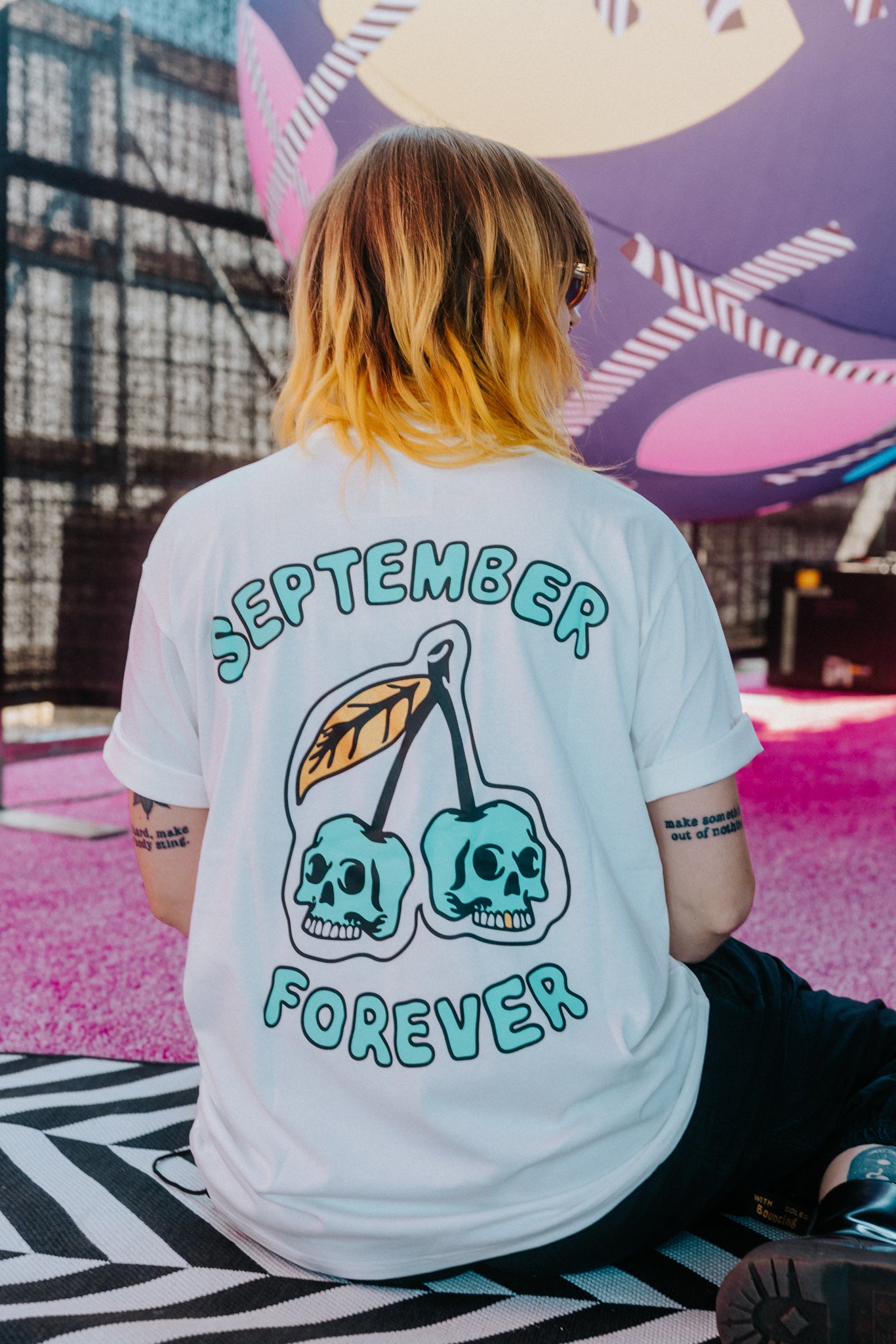 SKULL CHERRIES TEE