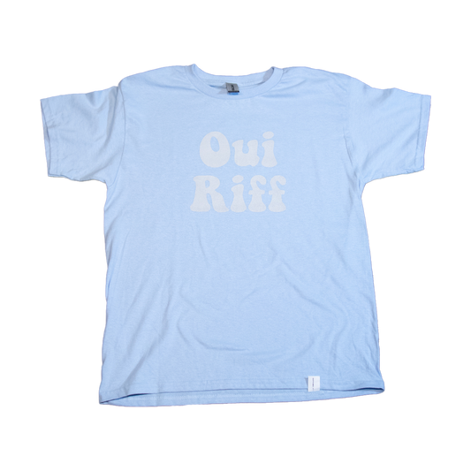 Vintage - Kids - T-Shirt - Oui Riff - Light Blue.