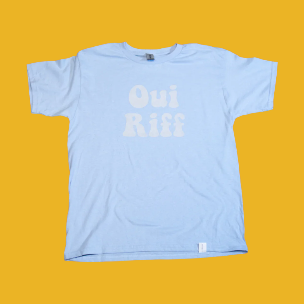 Vintage - Kids - T-Shirt - Oui Riff - Light Blue.