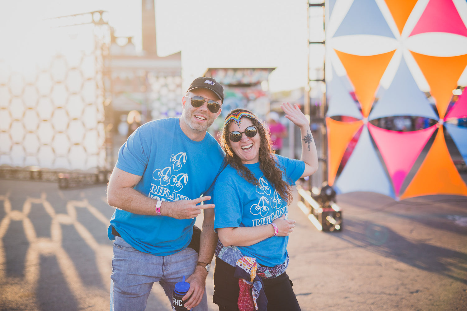 Volunteers posing at Rifflandia Music Festival 2023 