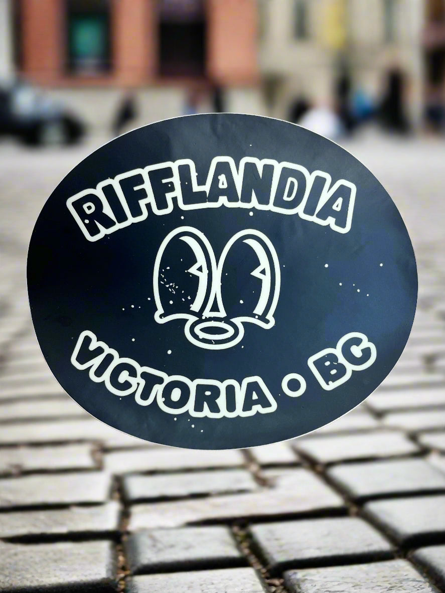 RIFFLANDIA BUMPER STICKER (ROUND)