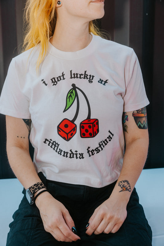 I GOT LUCKY BOXY TEE