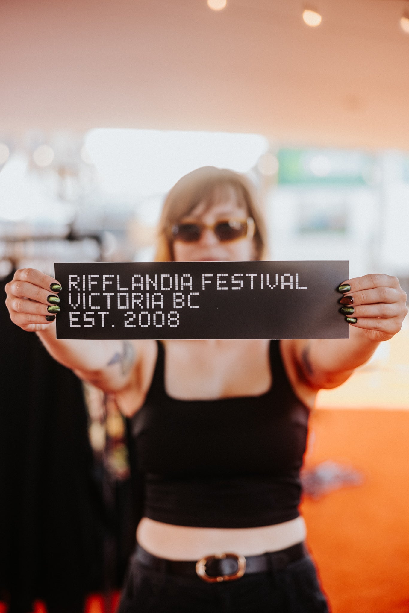 RIFFLANDIA BUMPER STICKER (LARGE)