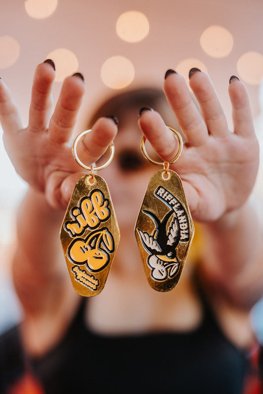 RIFF MOTEL KEYCHAIN