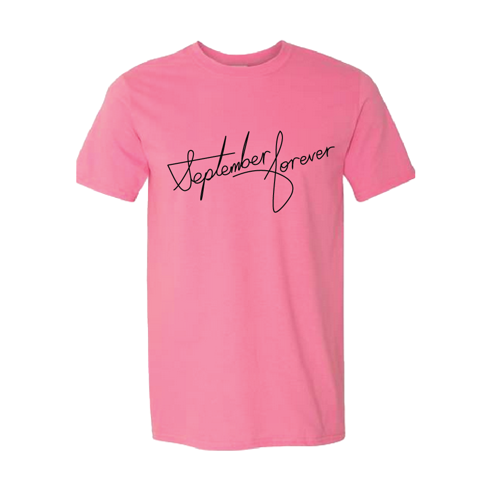 Vintage T Shirt September Forever Pink Rifflandia Festival