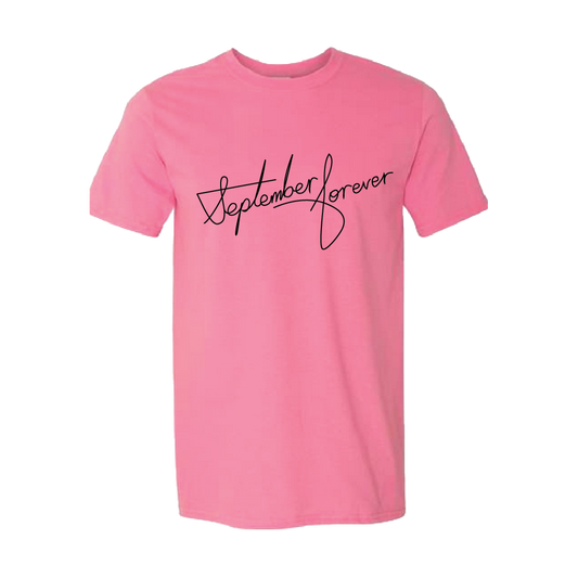 Vintage - T-Shirt - September Forever - Pink.