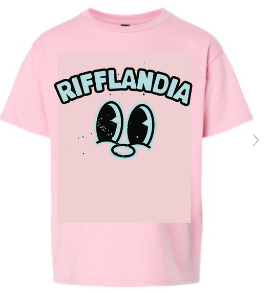 Eyes Tee Pink Kids